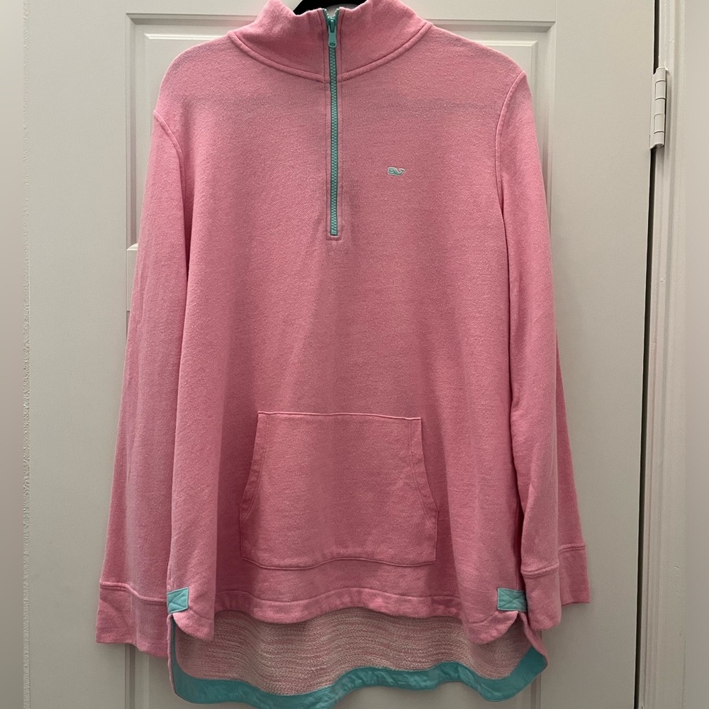 Vineyard Vines Pouch Pocket Jersey‎ 1/4 Zip. Size XL